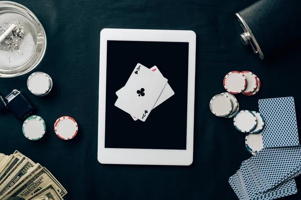 Live roulette and baccarat dealer setup with multi-camera view
